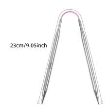 3 Sets Of 13 Pcs Circular Knitting Needles Set, 9.05 Inch Stainless Steel Flexible Circular Knitting Needles For Socks, Sweaters, Hats, Scarves, Crochet Hooks In 2/2.25/2.5/2.75/3/3.25/3.5/3.75/4/4.5/5/5.5/6MM Sizes, Suitable For Beginners, Circular Needles For Sleeves, Hats, Socks, Cables - Multicolor - View 10