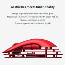 Ratón AJAZZ Light Krypton M259 de aleación de aluminio y magnesio con conexión de tres modos, diseño liviano, experiencia ultraligera de 64 g, el sensor PAW3395 es más rápido, tasa de retorno de 1k, batería de 350 mAh, batería de larga duración, ratón de diseño hueco de 7 botones