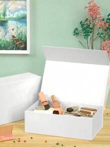 1 pieza Caja de regalo con sello magnético negra, esta caja de regalo de lujo de alta gama es adecuada para regalos de boda, regalos del Día del Padre, regalos del Día de la Madre, regalos de negocios y todo tipo de fiestas.