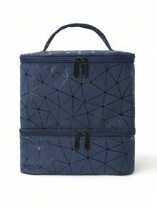 大容量多功能便携耐用旅行化妆包，PU皮革化妆品收纳包，时尚女士礼物，适合送给妈妈，也适合大学宿舍使用