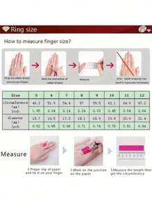 Luxury Elegant Engagement Ring,Unique Rings Jewelry For Women Bridal Ring Anniversary Gift For Her(No Box )