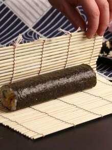 1/2PCS Sushi Rolling Pad Bamboo Seaweed Sushi Drum Handmade Sushi Making Tool Set