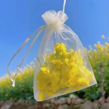 50 sacos de presente de organza com cordão, joias, doces, festa de casamento, bolsas de rede para lembrancinhas