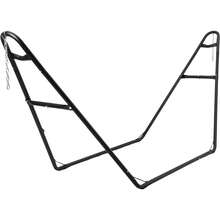 HomelyHues Steel Hammock Stand Only, 550 Pound Capacity, Adjustable Heavy Duty 2 Person Universal Portable Hammock Stand Fits 9 To 14 Foot Hammocks For Outside Indoor - Large - View 1