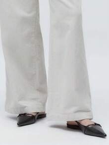 2025新款韩版黑色尖头系带镂空休闲凉鞋女夏季