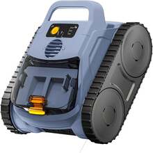 2025 New Pool Vacuum, Robotic Pool Cleaner Wall Climbing Pool Robot Vacuum, Sonar Navigation Above Ground And Inground Pools, Up To 180 Mins Run Time Brushless Motor, Up To 2000 Sq.Ft - 藍色 - 查看 1