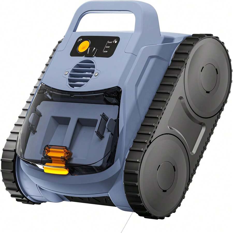 2025 New Pool Vacuum, Robotic Pool Cleaner Wall Climbing Pool Robot Vacuum, Sonar Navigation Above Ground And Inground Pools, Up To 180 Mins Run Time Brushless Motor, Up To 2000 Sq.Ft - 藍色 - 查看 1
