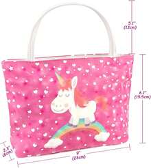 BNUZEIYI Accessories - Feeding And Caring Set With Diaper Bag, Bottles, Stuff Clothes Fit 14-16 Inch And 18 Inch Dolls