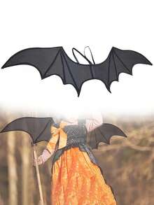 1 件万圣节蝙蝠翅膀，适用于化妆舞会、角色扮演装饰、穿戴式翅膀、节日服装道具 - 彩色 - 查看 4