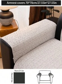 1pc All-Season Sofa Cushion Cover, Modern Minimalist Anti-Slip Sofa Seat Pad, Dust-Proof & Washable Sofa Slipcover For Bedroom, Office, Living Room, L-Shaped Sofa, 1-2-3-4 Seater Sofa, Gray, Soft, Colorfast, Pet-Friendly