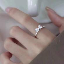 Exquisite Vintage Luxurious Gorgeous Bows With Opening Rings For Woman Daily Vacation Music Festival Anniversary Gift Couple's Gift,Gift For Her