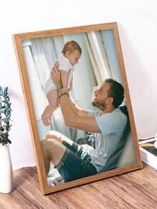 1幅定制帆布画，个性化照片海报，高清印刷，珍藏回忆，留住美好瞬间，生日派对，周年纪念，独特完美的艺术礼物 - 查看 8