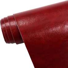54inch Vintage Oil-Wax Self-Adhesive Leather Patch – Durable Peel And Stick Faux Leather Repair Tape For Sofa, Couch, Car Seat, Furniture, Dashboard, Notebook – Matte Finish, Easy To Cut, No Residue (Brown/Black)
