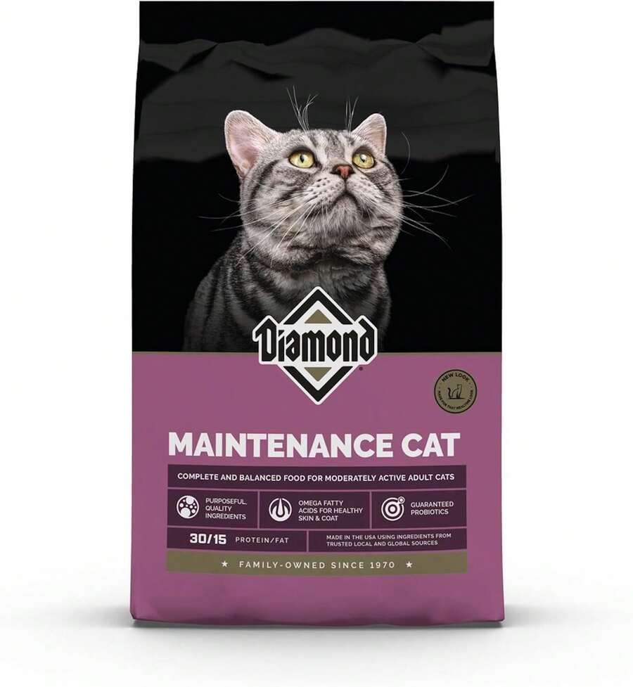 Diamond Comida para Gatos Adultos Mantenimiento 18.1 Kg - Morado Violeta - Ver 1