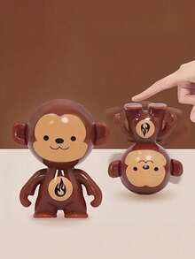 3/10/20 件小猴子不倒翁玩具动物，反转旋转迷你装饰，小礼物装饰摇晃可爱有趣，圣诞礼物，派对礼物，礼品袋填充物，课堂奖品，蛋糕装饰