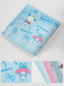 Sanrio 1Pc Hello Kittys Kuromis Cinnamons Cartoon Multifunctional Square Cute Placemat Tablecloth Household Mat Picnic Mat Wall Hanging Decorative Cloth(Some Parts May Be Random)