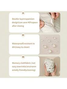 Bolsas de almacenamiento al vacío con cremallera para ropa, edredón, mantas, uso doméstico y viajes, bolsas organizadoras con compresión para equipaje