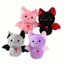 1pc Plush Bat Design Interactive Pet Toy - Durable Chewing Toy, Great Gift For Puppy Teething - Multicolor - View 18