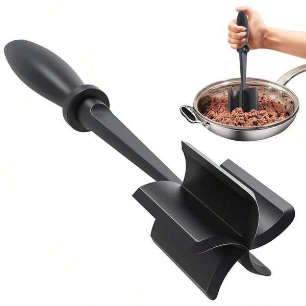 Meat Chopper For Ground Beef, Heat Resistant Meat Masher For Hamburger Meat Meat Masher, Ground Beef Chopper Tool Kitchen Tools & Gadgets