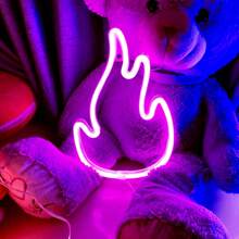 1 pièce Enseigne au néon tête de vache rose 11x10x0,7 po environ 28x25,5x1,8 cm Lumière décorative à LED, alimentée par batterie ou USB (flamme, nuage, éclair, pont arc-en-ciel) Lumière néon pour bureau ou décoration murale, toile de fond pour diffusion en direct d'influenceur, convient pour la chambre, la maison, les fêtes, les anniversaires, les demandes en mariage, la Saint-Valentin, la Fête des mères, la décoration de Noël