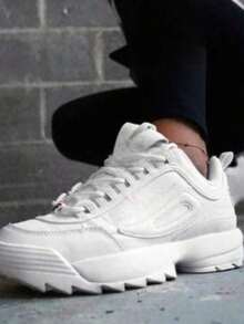 Disruptor II Tractor-Shaped Men's And Women's Gym Shoes - màu đen - Xem 3