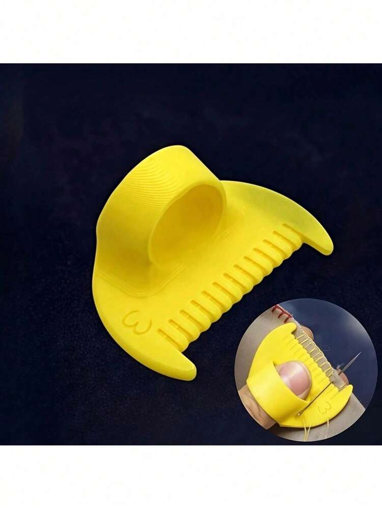 1/2個 - 簡単な縫製ツール - プラスチックのエッジステッチロックと編み物の初心者や高齢者向けツール、4mmと3mmのスペース、DIYの手縫いプロジェクト、縫製アクセサリーに最適 |人間工学的デザイン | 滑らかな表面 - マルチカラー - 見る 11