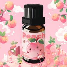 HWLINK Aceite esencial de melocotón de 10ml, aceite de fragancia premium para hacer velas, aromaterapia, difusores, cuidado del hogar y humidificadores, regalo para mujeres, ambientador de coche