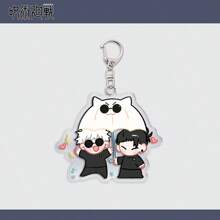 1pc Gojo Geto Anime Acrylic Keychain Pendant, Suitable For Men And Women, Backpack Hanging Accessories, Couples Car Keys Holder, Gift For Friends, Couples Decor For Valentine's Day, Halloween, Holiday Car Accessories Bag Charm Backpack For School