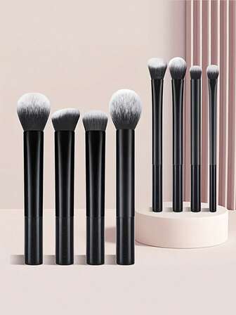 Professional 6pcs/Set Makeup Brush Set, Powder, Blush, Contour, Eyeshadow, Highlighter Brush For Flawless Makeup Application,Brush Set,Makeup Brush Kit,Make Up Brush Set,Make Up Set Complete,Makeup Brush Set,Complete Makeup Kit,Brush Kit,Brushes Makeup Set,Makeup Gift Set