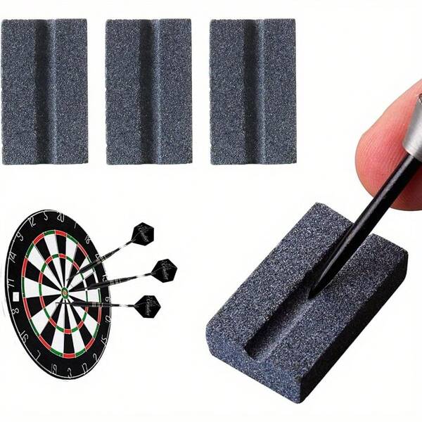 4 Stücke Dart Spitzer V-Sharp Dart Spitzer, Schleifstein Dart Zubehör Metall Dart Spitzen, Dart Werkzeug