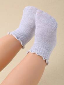 20 Pairs Ruffled Lace Elastic Baby Girl Socks, Cute Lace Short Socks Suitable For Baby Girls, All Seasons Including Newborn And Toddler, Great For Christmas/Thanksgiving Gifts, Quarter Socks - Multicolor - View 5