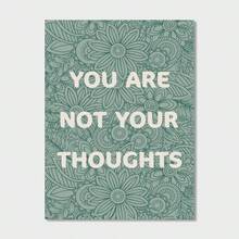 1 件心理健康帆布墙饰，现代西方家居装饰，房间名言海报，励志墙饰，学院风房间装饰美学，波西米亚风格房间装饰，客厅卧室厨房浴室装饰