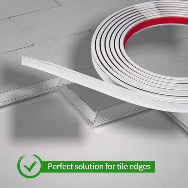 1pc 5mx1cm Peel And Paste Decoration, Molded Decoration For Walls, Edges, Borders, And Splash Proof Tile Edges