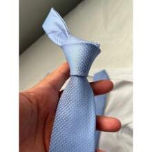 Gravata Semi Slim Azul Serenity - 960 Fios