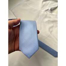Gravata Semi Slim Azul Serenity - 960 Fios