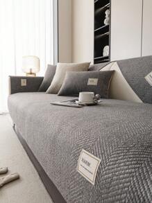 1 pieza Funda de sofá de estilo bohemio - Poliéster de alta calidad, antideslizante, antisuciedad, apta para mascotas, adecuada para oficina, dormitorio, sala de estar, sillón hasta sofá de 3 plazas, para todo el año, lavable a máquina