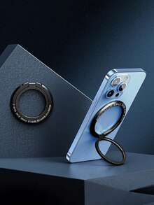 可拆卸磁吸式 MagSafe 手机指环支架 - 带可拆卸指环支架和磁吸折叠支架的手机指环夹，兼容 和安卓手机，是生日、送给家人和朋友的理想礼物 - 彩色 - 查看 8