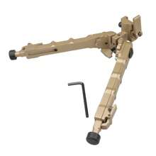 1 pieza Estabilizador de aleación de aluminio para caza al aire libre, adecuado para apuntar V9 con soporte telescópico, montaje QD de 20-21mm para bípode de caza