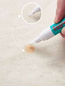 1pc/2pcs 5ml Magic Stain Remover Pen, Portable No-Wash Oil & Wine Stain Eraser Pen, Suitable For Cleaning Small Stains On T-Shirts And Fabrics, Quick Stain Removal Without Washing (Random Style Delivery)