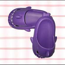 Sandalias de casa de adulto en forma tiburon de EVA  para niños para casa para playa - Morado - Ver 3
