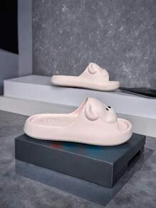 Chancletas de EVA para adolescentes, diseño de dibujos animados en color rosa, livianas y transpirables, de uso casual tanto en interior como exterior