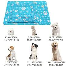 وسادة تبريد قابلة للغسل للكلاب من الحرير المنقط ، وسادة تبريد ذاتية للحيوانات الأليفة ، بطانية وسادة تبريد الكلاب للاستخدام الداخلي والخارجي و مقاعد السيارة