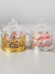 Hộp đựng trang sức, kẹo hình vương miện (1-12 chiếc), thích hợp làm quà tặng đám cưới, lễ tốt nghiệp, Giáng sinh, Ngày Valentine, Lễ Phục sinh và Lễ Tạ ơn - Hộp đựng đồ ăn nhẹ, kẹo và trang sức lý tưởng cho mùa hè, trang trí phòng. - Nhiều màu - Xem 6