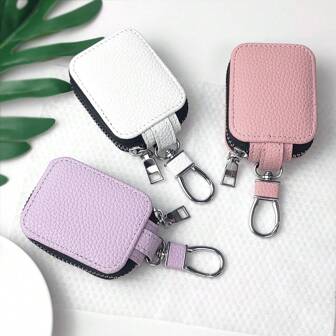 2.6 英寸 X 2 英寸 X 0.9 英寸皮革耳机便携包，兼容 Pro3、/2/3/4/Pro/Pro2