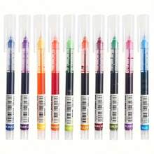 12 piezas Bolígrafos de punta fina de colores - Juego de bolígrafos de punta de plástico de 0.5 mm para escritura y dibujo suaves - Multicolor - Ver 8