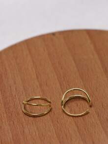 1 chiếc khuyên mũi bằng bạc Sterling 925, trọng lượng 20G, đường kính 9mm, dùng cho sụn tai, hoặc làm phụ kiện trang sức xỏ khuyên mũi septum. - vàng mịn - Xem 8