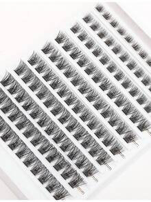 DIY Eyelash Extensions 120 Clusters Manga Lashes Volume Individual Eyelashes Extensions Lash Clusters DIY At Home Lash Clusters, Eyelash Clusters, Individual Eyelashes, Lashes, Fake Lashes - Black - View 11