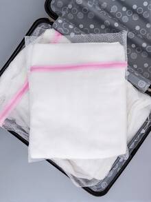 1/3 túi giặt đồ, túi lưới bảo vệ đồ lót, túi sắp xếp quần áo cho đồ mỏng manh, thích hợp sử dụng trong máy giặt và đóng gói du lịch, bọc áo ngực và đồ lót của bạn, ngăn ngừa bị xước và giãn, túi lưới đựng đồ giặt tiện dụng cho gia đình và khi đi du lịch với thiết kế lưới thoáng khí, túi sắp xếp di động thiết thực này hỗ trợ giặt giũ tại nhà và đóng gói du lịch, phù hợp với quần áo thông thường và mỏng manh, giúp ngăn ngừa hư hại vải, giữ cho áo ngực, quần lót và đồ lót gọn gàng và được bảo vệ trong quá trình giặt, sấy và bảo quản. - Hồng - Xem 6