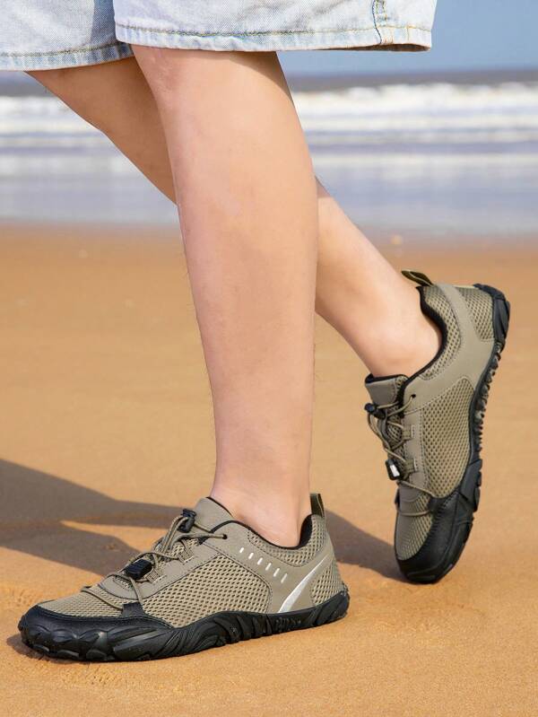 Zapatos casuales ligeros y transpirables para hombre 2025, adecuados para campar, hacer senderismo y trekking en la playa/deportes acuáticos