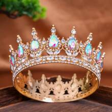 1 Stück Mehrfarbige Prinzen- & Königinkrone, geeignet als Geburtstagsparty- oder Volljährigkeitsgeschenk für Mädchen, kann im Alltag und auf Partys getragen werden, süße Krone, perfekt für Geburtstagsfeiern